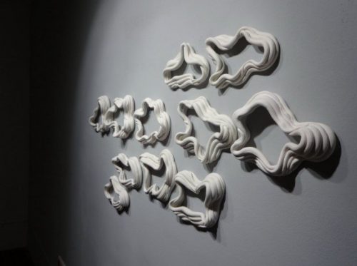 Pieza de cerámica contemporánea por el artista Alfredo Eandrade